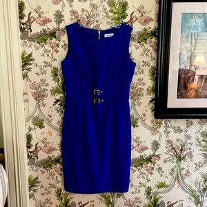Blue Calvin Klein dress